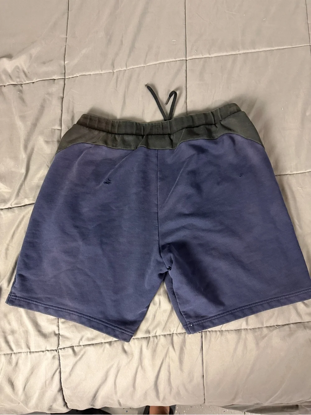 Lacoste Men’s Blue Fleece Drawstring Athletic Shorts Size L